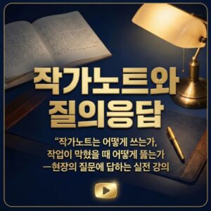 작가노트와 질의응답 외