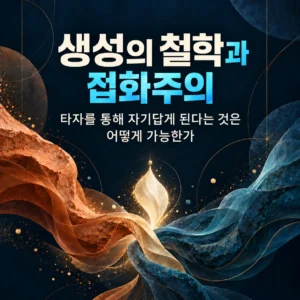 생성의 철학과 접화주의(진행중)